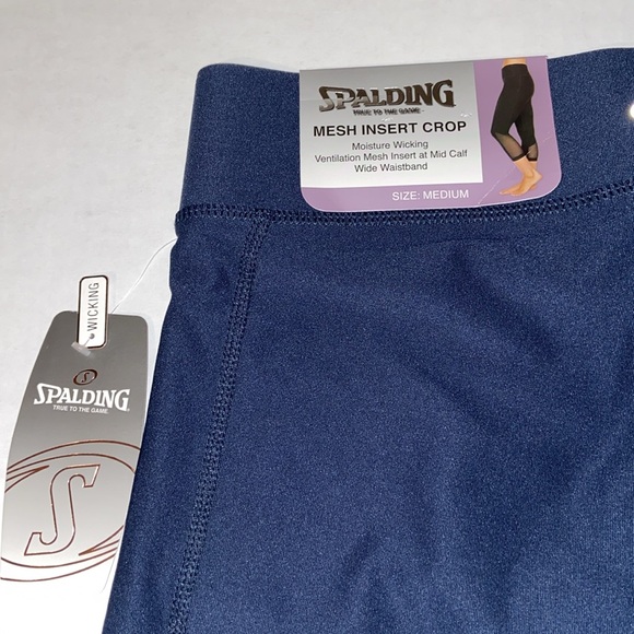 Spalding Mesh Insert Crop Women’s Size Medium - Picture 3 of 6